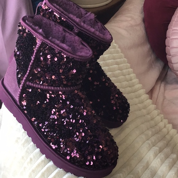 UGG🟣Pinot noir purple sequins - Picture 2 of 16